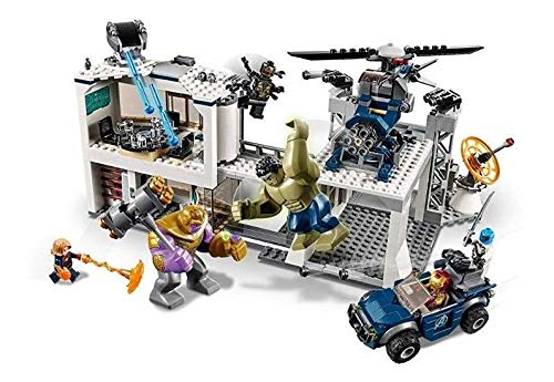 LEGO Marvel Avengers Compound Battle 76131 Building Kit - 699-Piece Set with Iron Man, Thanos, Toy Car & Helicopter | Superhero Playset for Kids & Collectors | Great for Birthday Gifts & Marvel-Themed Playtime