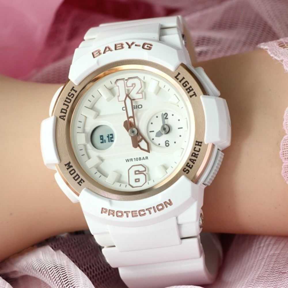 Casio Baby-G BGA-210-7B3DR Digital Sport Watch for Women - Waterproof, Shock Resistant, LED Light - Perfect for Running, Swimming & Outdoor Activities