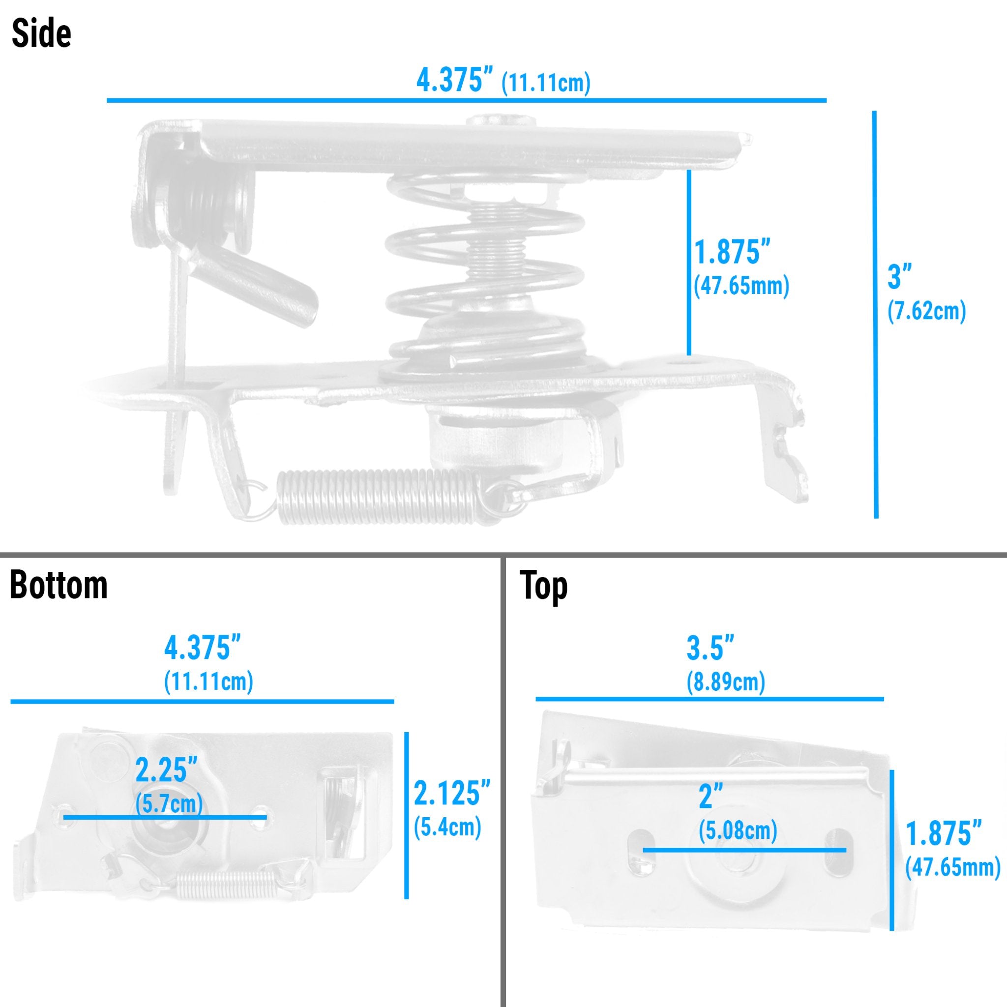 1904 Studebaker Model C Heavy Duty Bear Claw Trunk & Hood Latch Upgrade Kit - Durable Slimline Design for Classic Car Restoration & Enhanced Security | Perfect for Antique Vehicle Maintenance & Show Car Preparation