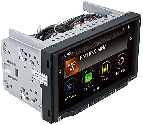 Dual Electronics DCPA701 7-Inch Single-DIN Digital Media Receiver with Bluetooth, Android Auto, Wired Mirroring, Gravity Magnet Phone Holder & Backup Camera Bundle - Perfect for Car Audio Upgrade & Hands-Free Driving