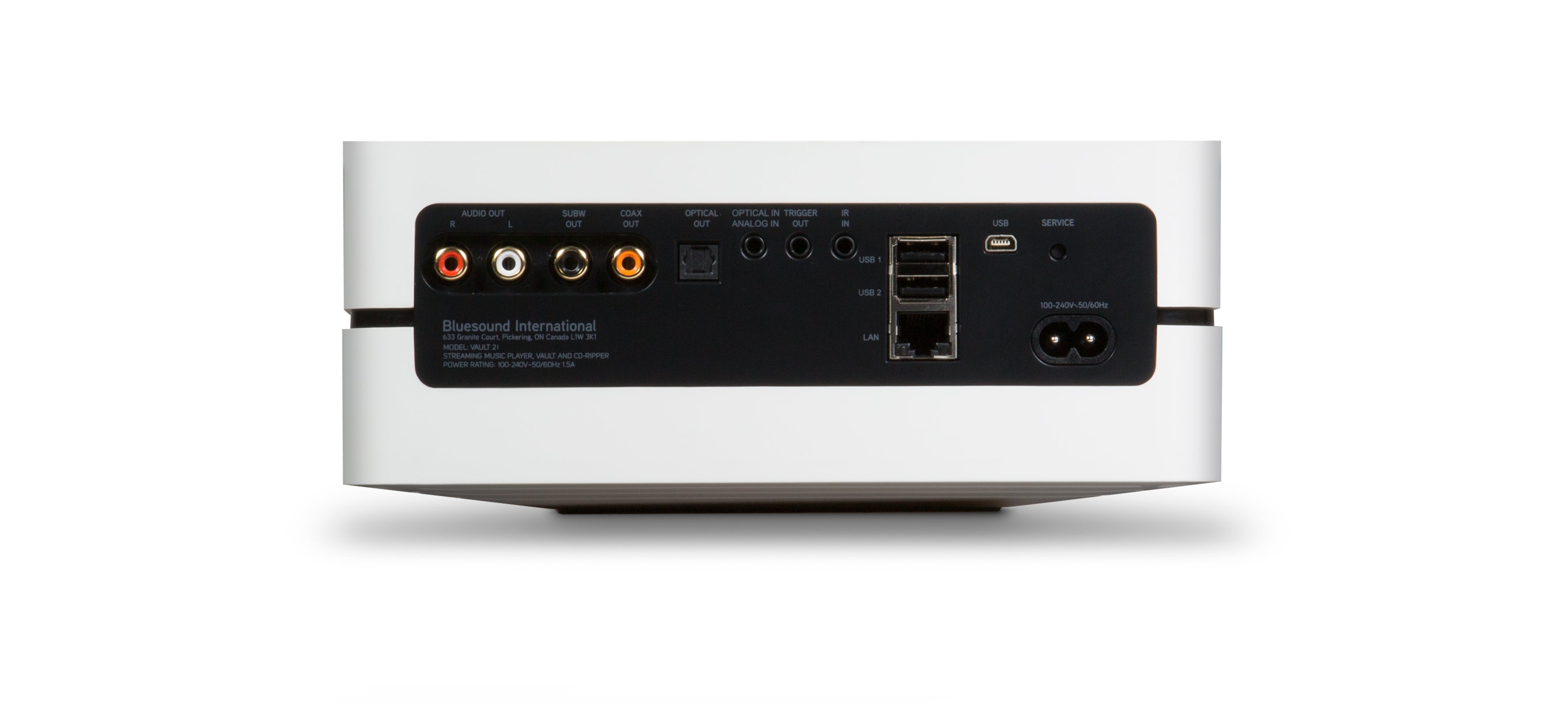 Bluesound VAULT 2i Hi-Res Digital Music Streamer & Storage - Wireless Audio System for Home, Multi-Room Streaming & Lossless Music Playback | Perfect for Audiophiles & Smart Home Integration