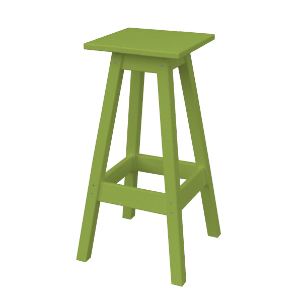 Eco-Friendly Recycled Plastic Bar Stool - Durable & Sustainable Counter Height Stool for Kitchen, Bar & Outdoor Use - Perfect for Home, Restaurant & Patio Decor