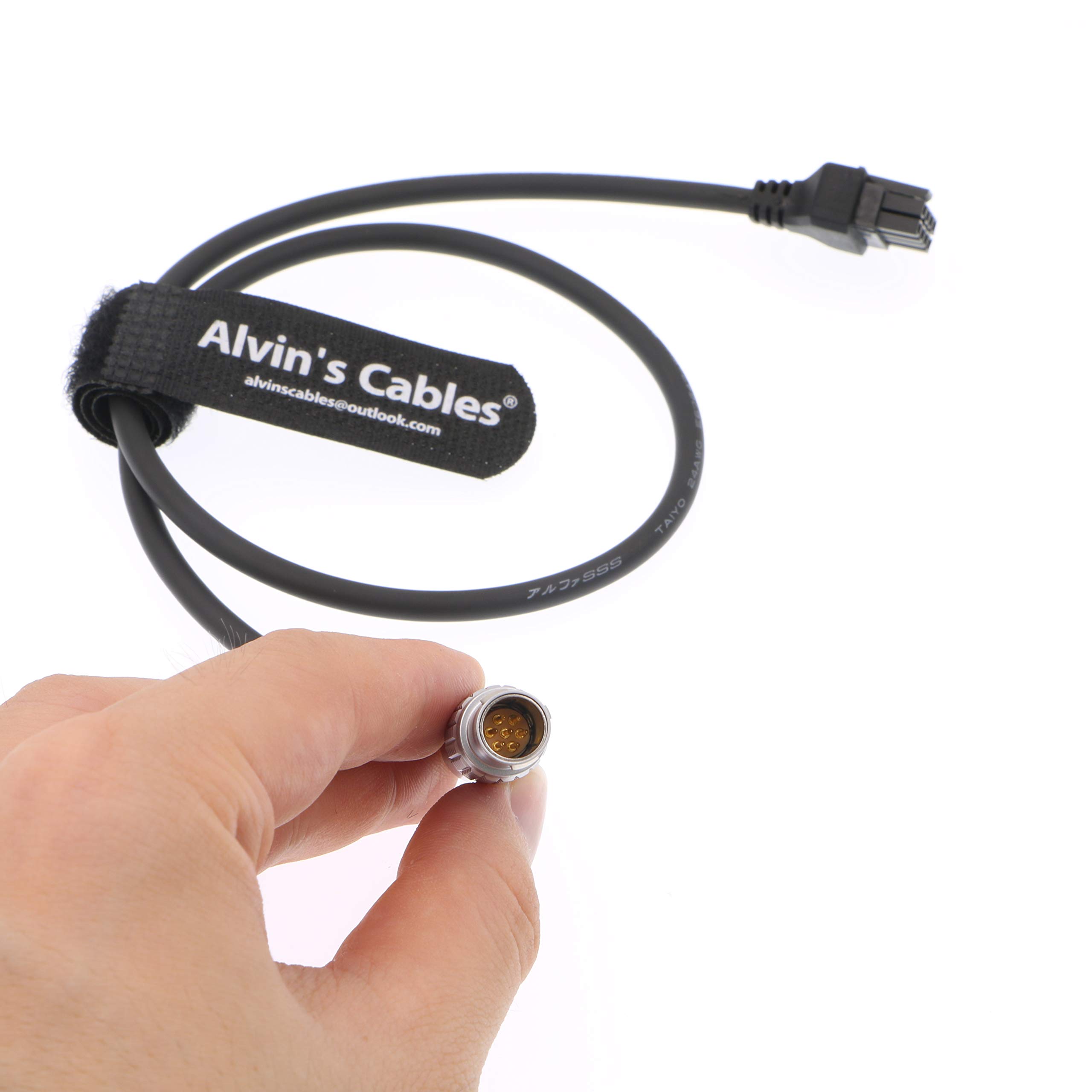 Alvin's Cables MōVI Pro ARRI Start Stop Cable - 7 Pin Male to Molex Microfit Run Stop Cable for Cinema Cameras - Perfect for ARRI, RED, and Blackmagic Camera Rigs