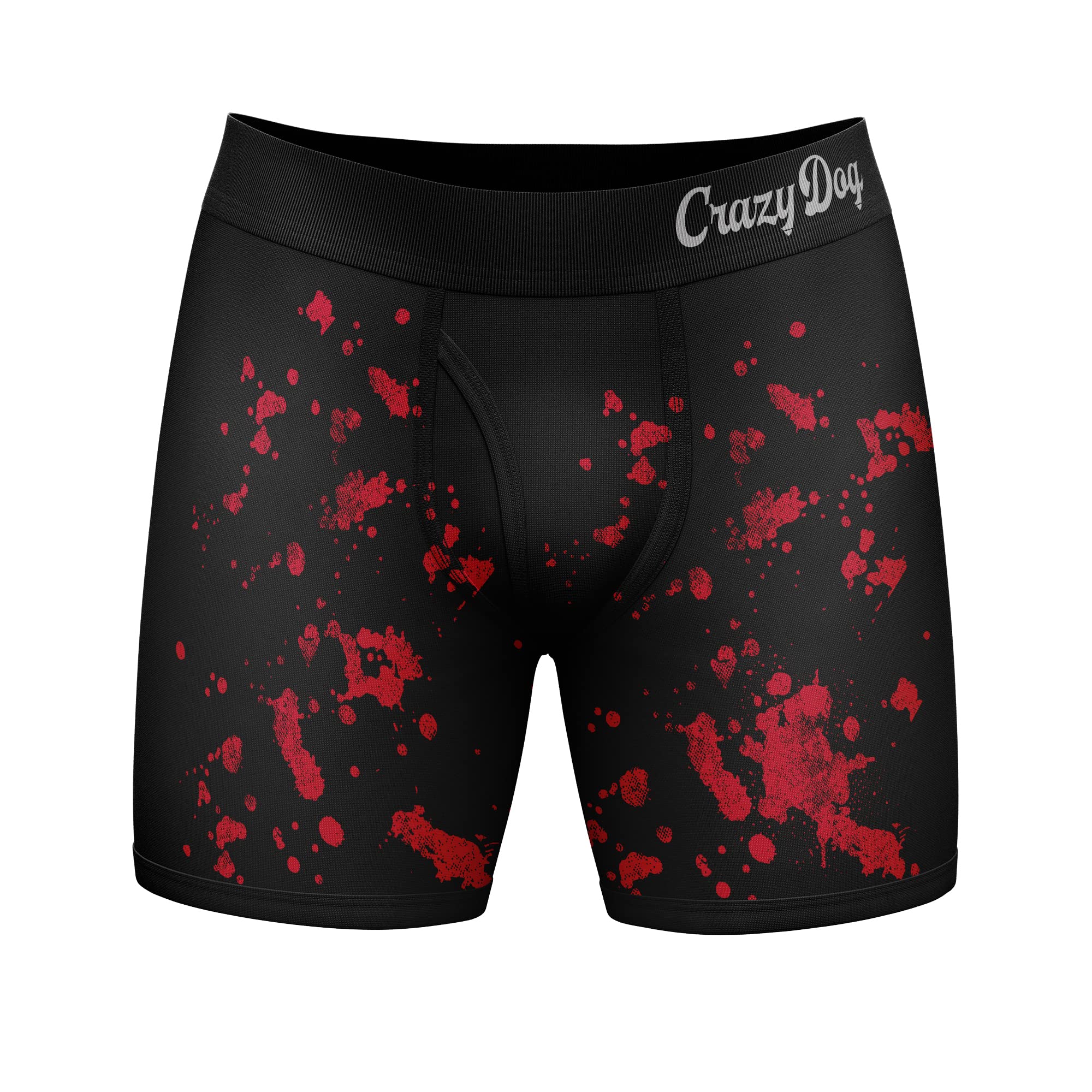 Funny Men's Boxer Briefs - Crazy Dog T-Shirts 'Just The Tip I Promise' Graphic Underwear | Halloween Gag Gift & Everyday Humor | Perfect for Costume Parties, Prank Gifts and Casual Wear