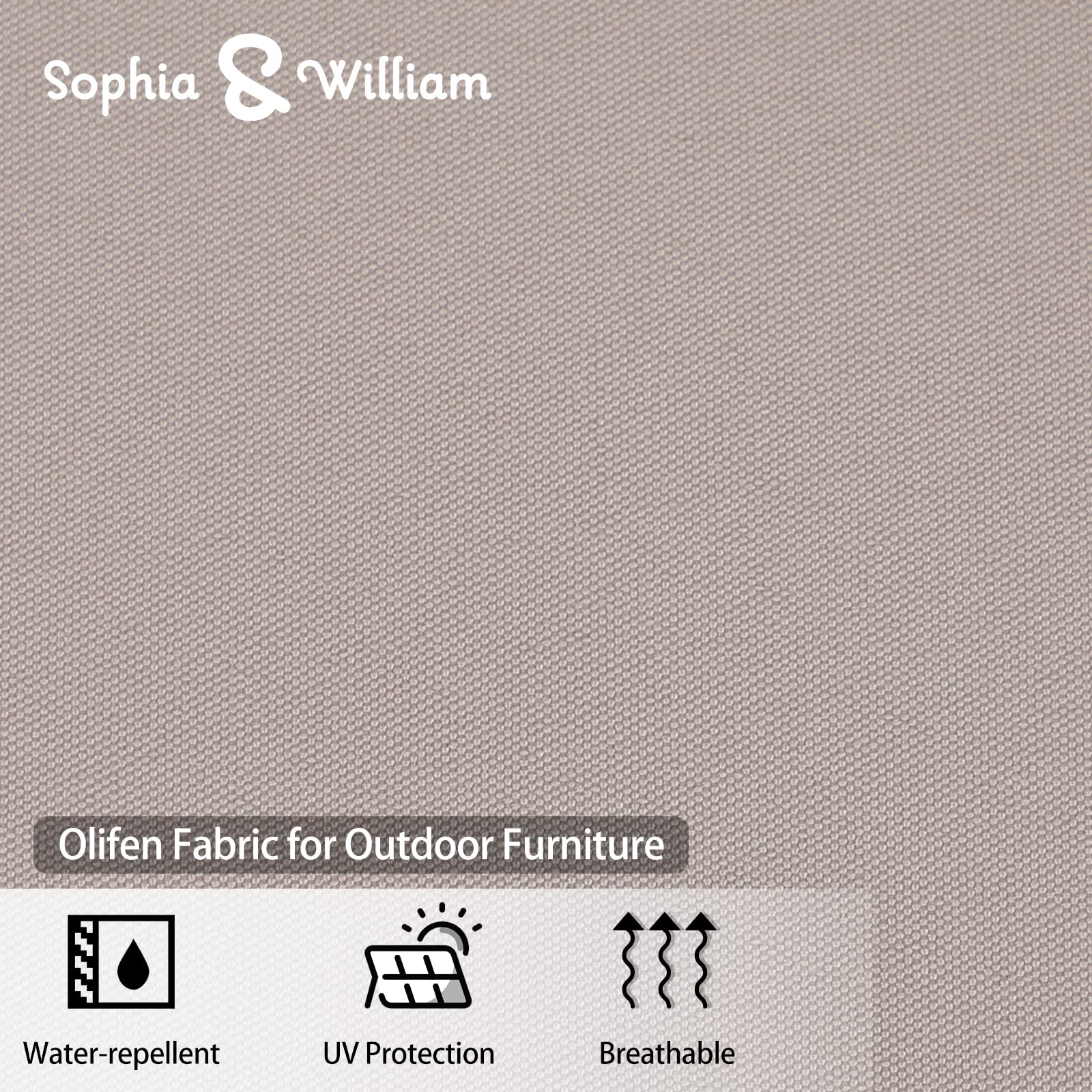 Sophia & William 6-Piece Outdoor Patio Dining Set - PE Rattan Chairs with Cushions, Acacia Wood Table & Bench - Modern Conversation Furniture for Porch, Balcony, Backyard - Perfect for Family Gatherings & Outdoor Entertaining