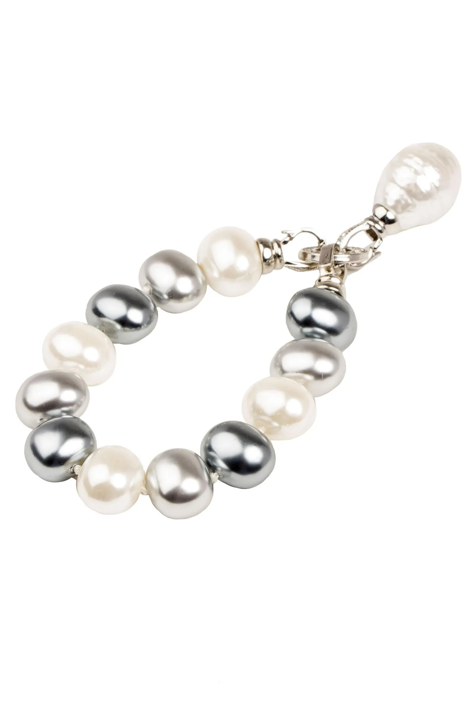 Elegant Neapolitan Pearl Bracelet for Women - Handmade Genuine Pearl Jewelry Gift for Birthday, Anniversary & Special Occasions