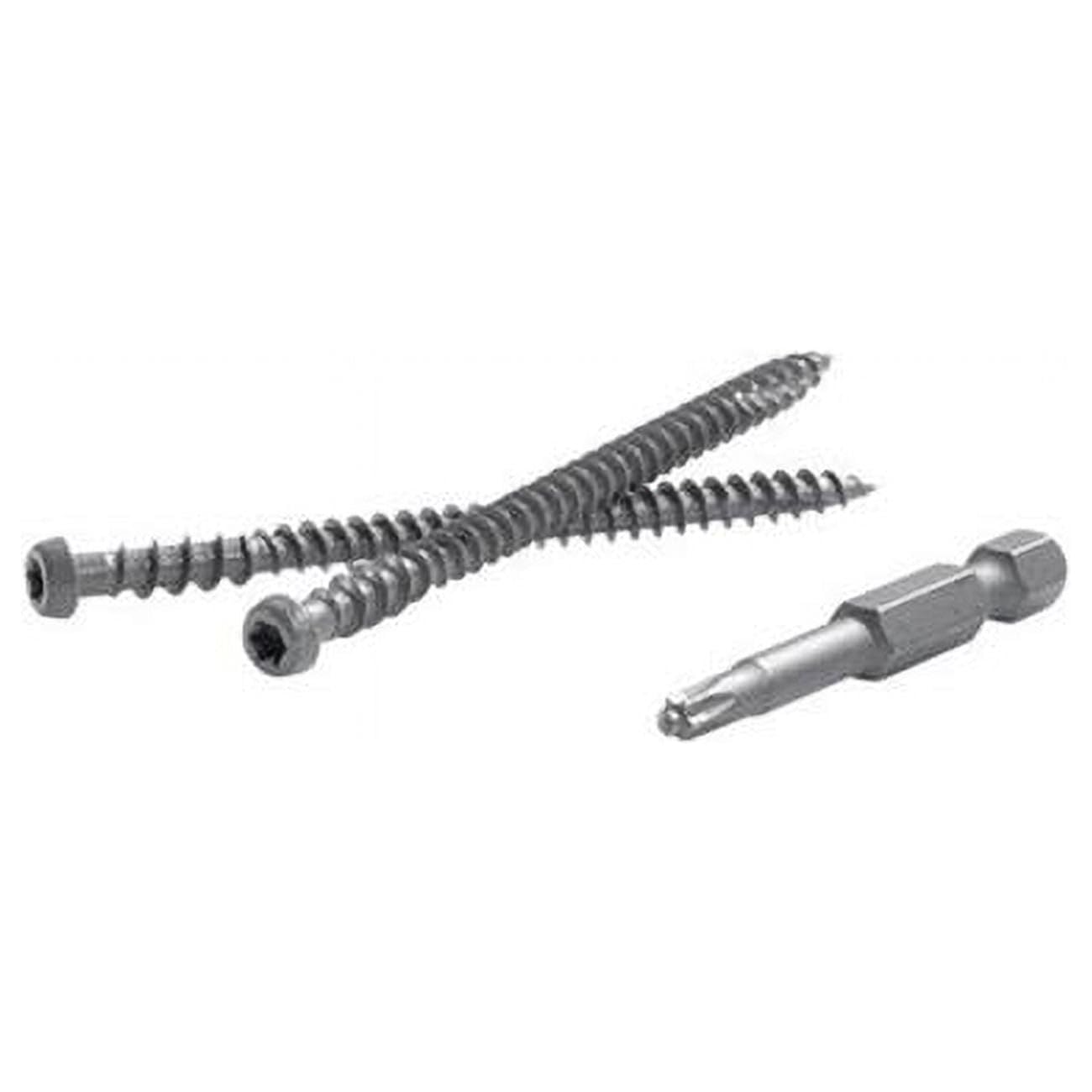 FASTENMASTER Deck Screw Composite Saddle - Heavy Duty Corrosion Resistant Fasteners for Wood Decks, Fences & Outdoor Construction Projects