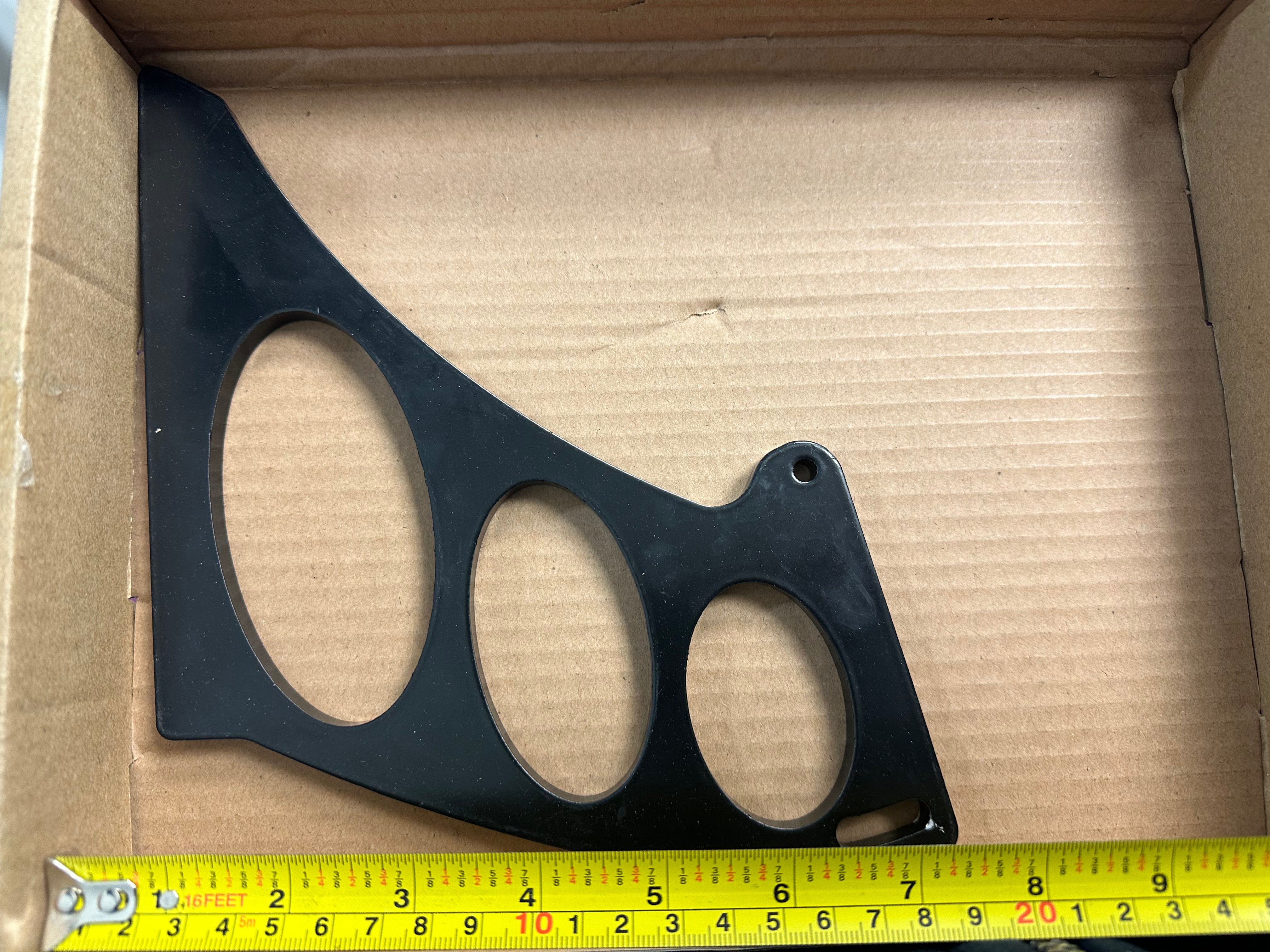 Universal GT Spoiler Legs Brackets 2PCS - V2 Style Rear Trunk Side Plate for Car Spoiler Installation | Perfect for Sports Cars & Performance Vehicle Upgrades