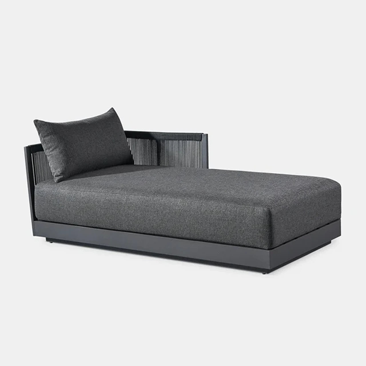 Antigua Outdoor Right Chaise Lounge Chair - Waterproof Wicker Patio Furniture with Cushions for Poolside, Garden, and Backyard Relaxation
