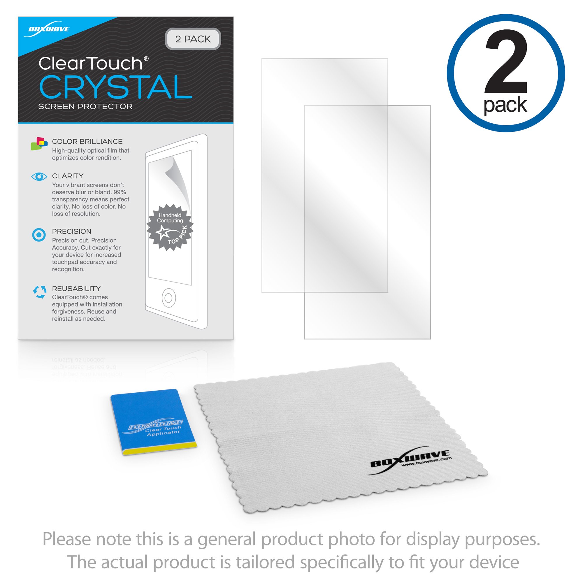 Microsoft Surface Duo 2 5G Screen Protector (2-Pack) - HD ClearTouch Crystal for Scratch Protection | Work & Travel