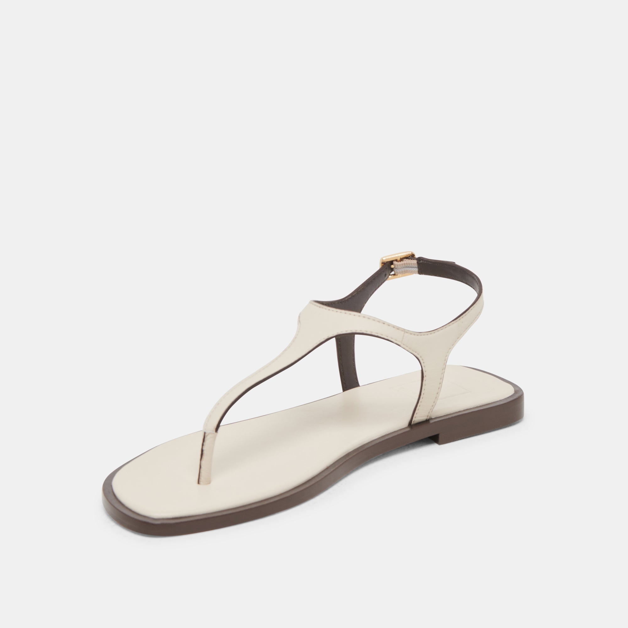 RAYE Women's Ivory Leather Sandals - Comfortable & Stylish Casual Summer Footwear for Beach, Travel & Everyday Wear