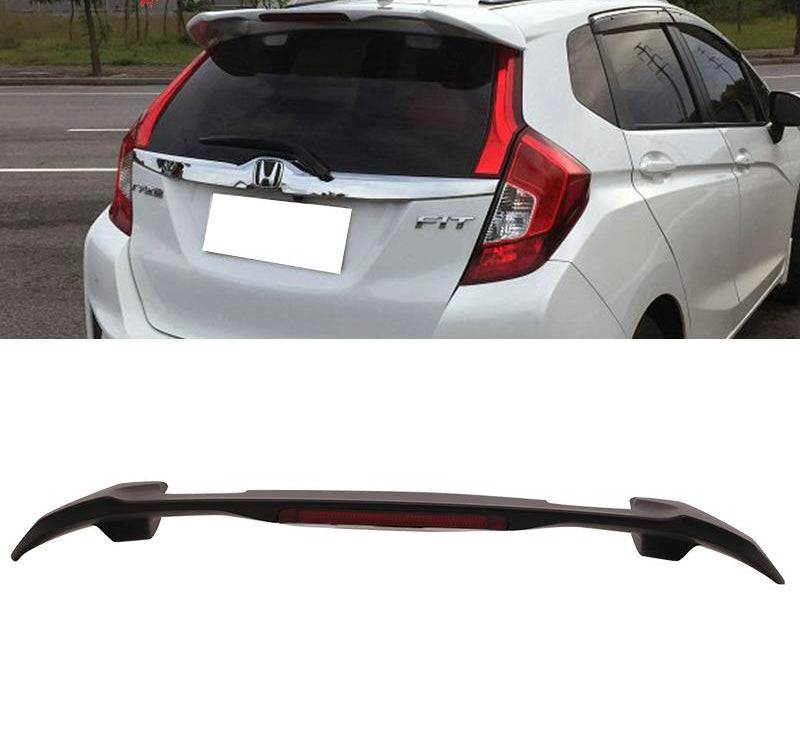 2015-2018 Honda Fit Spoiler Wing - JDM RS Style Roof Spoiler with LED Brake Light | Perfect for Car Enthusiasts & Street Racing Style Upgrades