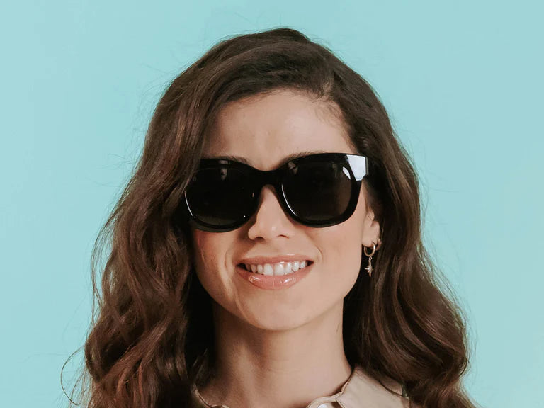 Encore Polarized Sunglasses for Men & Women - UV Protection, Lightweight & Stylish Black Shades - Perfect for Driving, Beach & Outdoor Activities