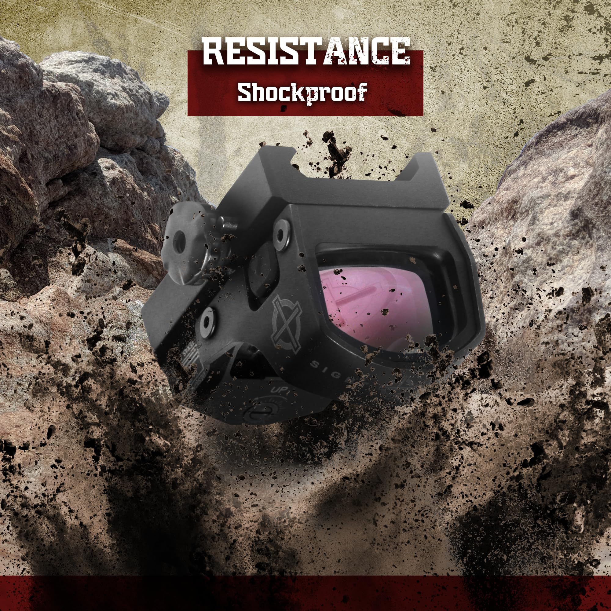 Sightmark Mini Shot M-Spec Reflex Sight - Red Dot Sight for Pistols & Rifles - Quick Target Acquisition for Hunting, Shooting & Tactical Use