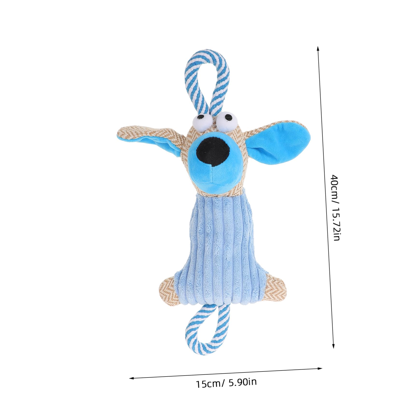 Balacoo Puppy Chew Toys - Soft Plush Dog Toys for Small, Medium & Large Dogs - Cartoon Educational Chewing Toy for Puppy Training & Teething Relief - Perfect for Playtime, Cuddling & Anxiety Relief