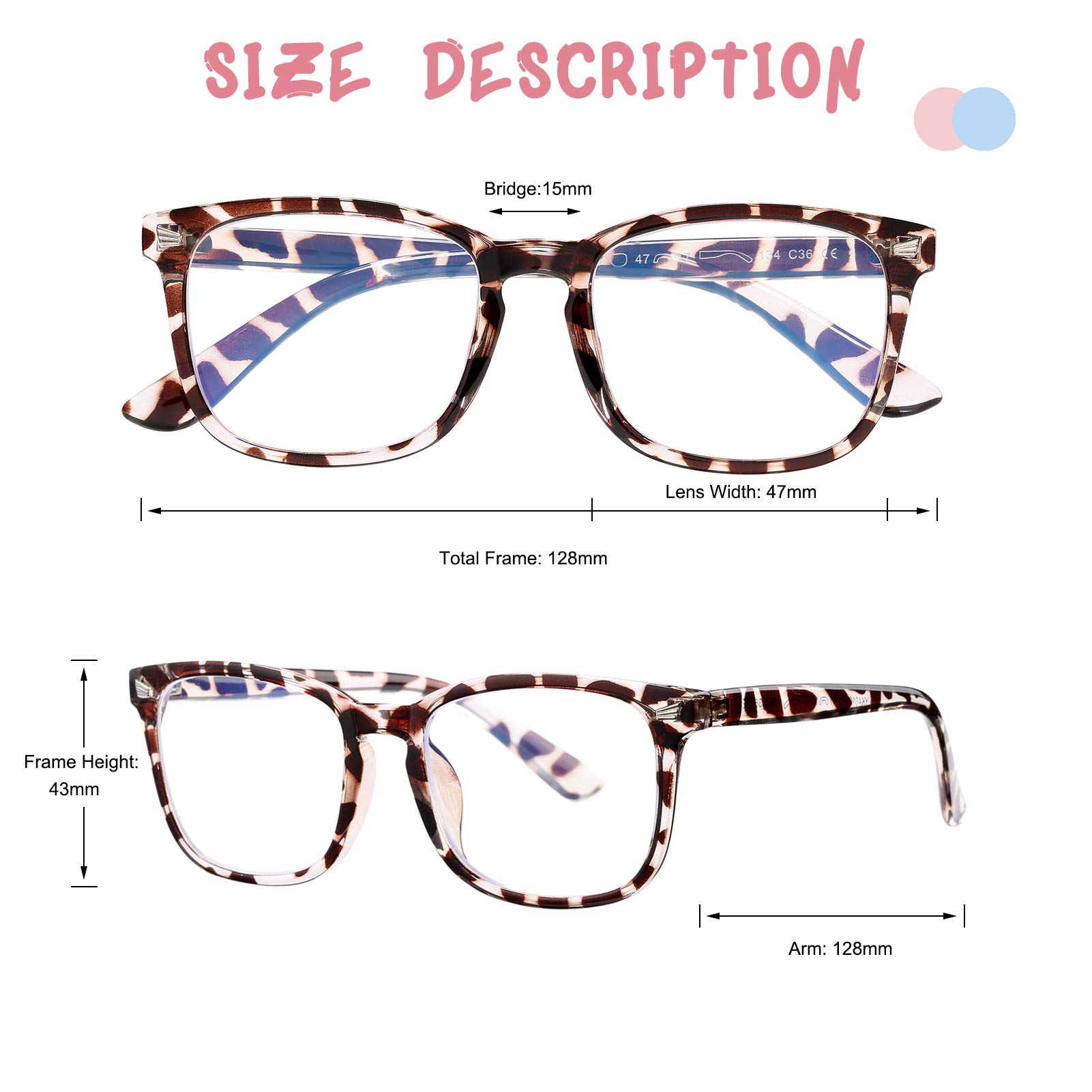 COASION Blue Light Blocking Glasses for Kids Age 3-12 (3 Pack) - Computer & Gaming Glasses for Girls & Boys - Screen Protection for Online Classes & Digital Devices