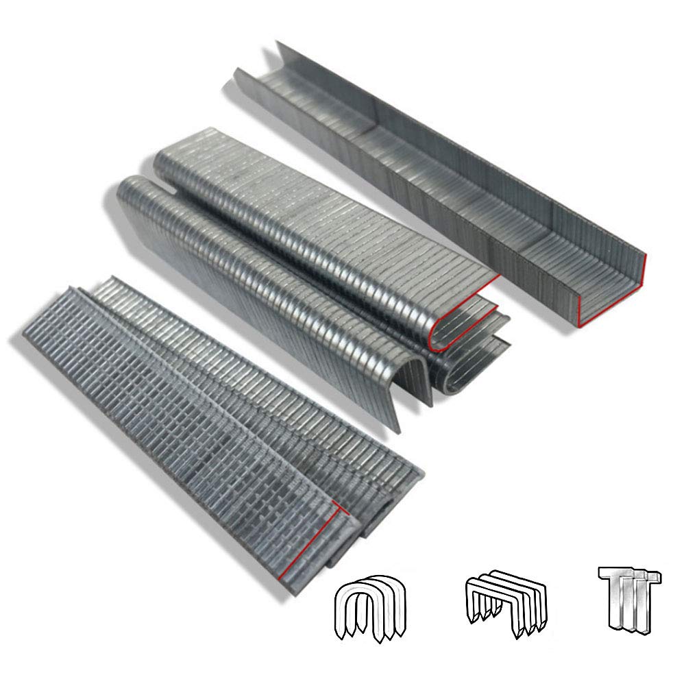 Heavy Duty Manual Staple Gun Kit - 3-in-1 Steel Tacker Tool for Upholstery, Carpentry & Home Decor with 3000 Staples (19×16.2×2.8cm) - Perfect for Furniture Repair, DIY Projects & Crafting