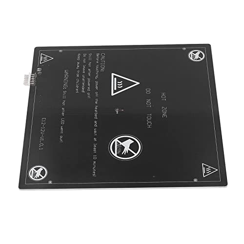 300x300x3mm Heated Aluminum 3D Printer Hotbed - Stable Power Heated Platform for Precise 3D Printing | Perfect for ABS, PLA Filament Printing & DIY Projects