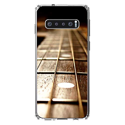 Guitar Strings Neck On Clear Case