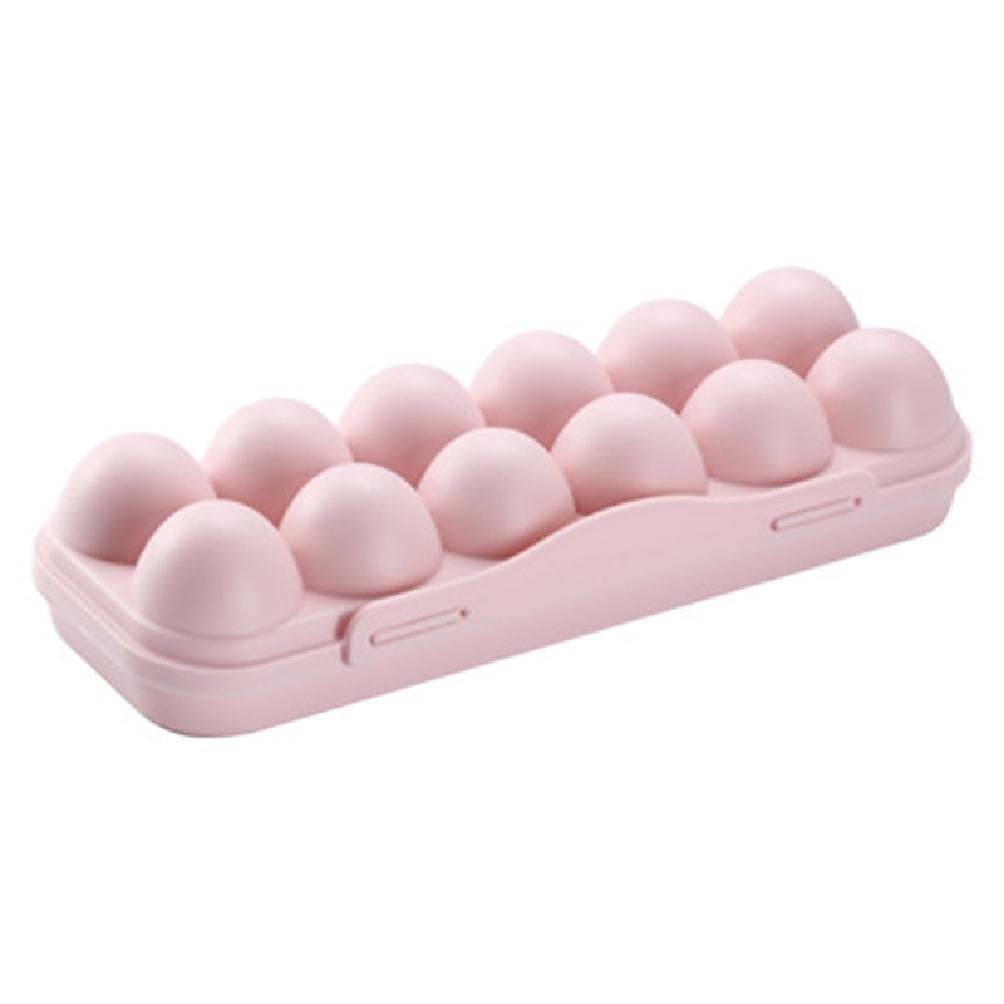 12/18 Grid Egg Storage Container - Durable Refrigerator Organizer for Fresh Eggs, Perfect for Kitchen, Fridge & Pantry Organization (Great for Home, Restaurant & Farm Use)