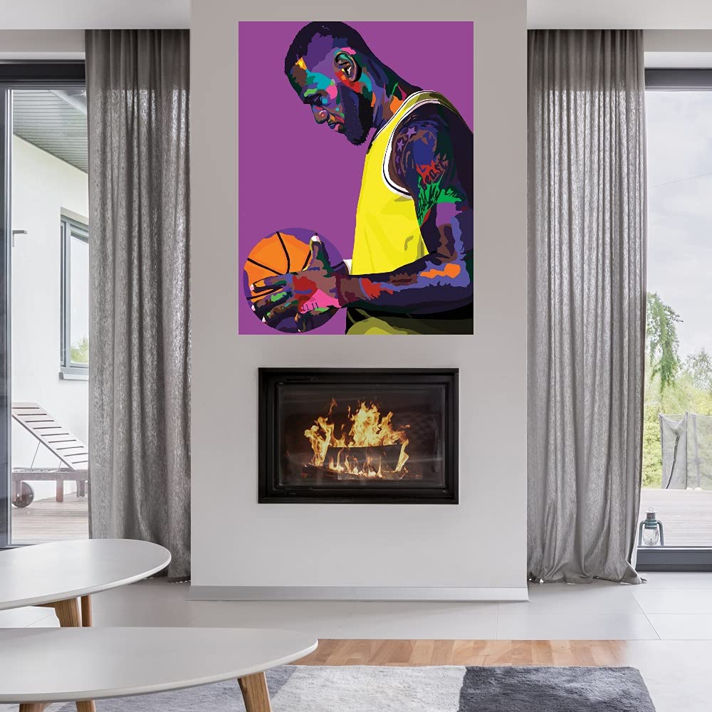 Vakseen 'A Love Supreme' Fine Art Canvas Wall Decor - 24x32 Inches - Ready to Hang - Modern Abstract Painting for Living Room, Bedroom, Office & More - Perfect for Home Decor, Gifts & Art Collectors
