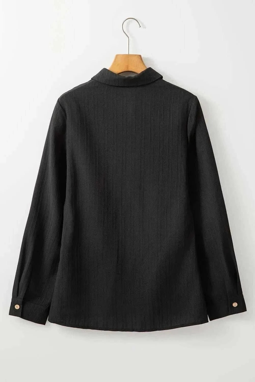 Stylish Women's Long Sleeve Collar Shirt - Elegant Button Down Blouse for Office, Business & Casual Wear | Perfect for Work, Dating & Everyday Outfits