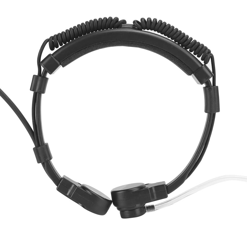 Wireless Throat Mic Headset - Bluetooth Earpiece with Heat Conduction Technology for Smartphones - Perfect for Gaming, Security Work & Hands-Free Communication