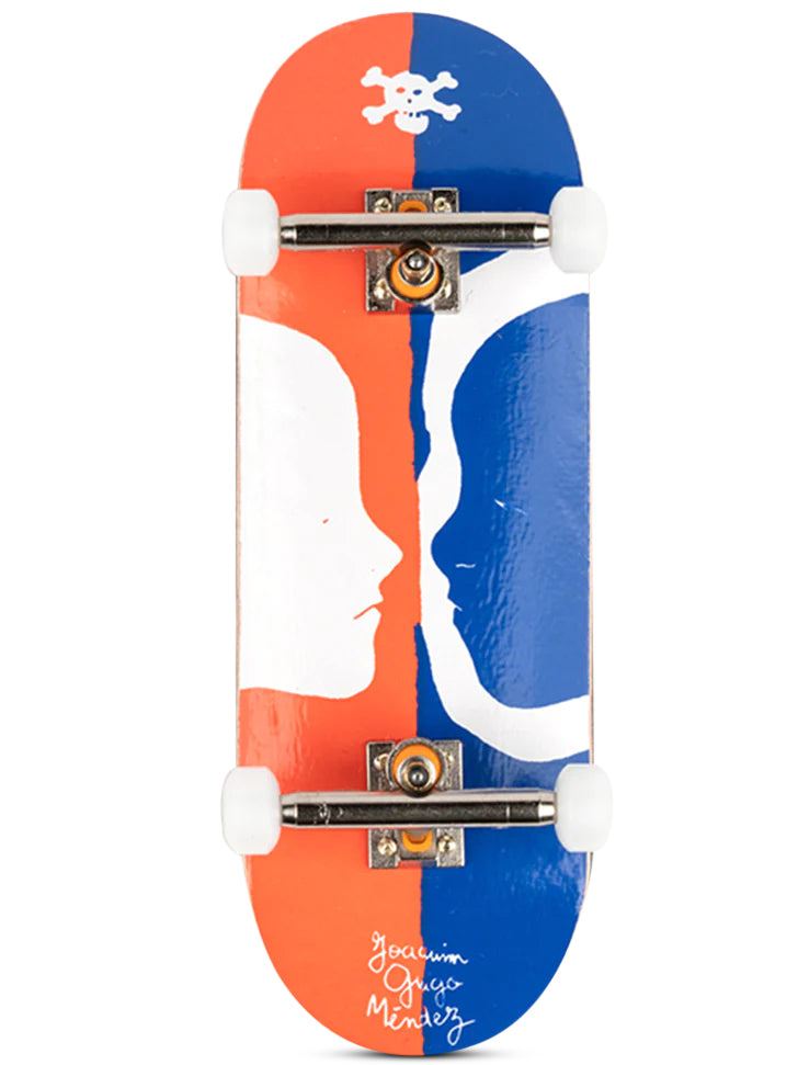 Blackriver Joaquim Mendez 2022 Pro Model Fingerboard Complete - Professional Tech Deck Skateboard for Finger Tricks & Collectors - Perfect for Skateboarding Enthusiasts & Home Office Stress Relief