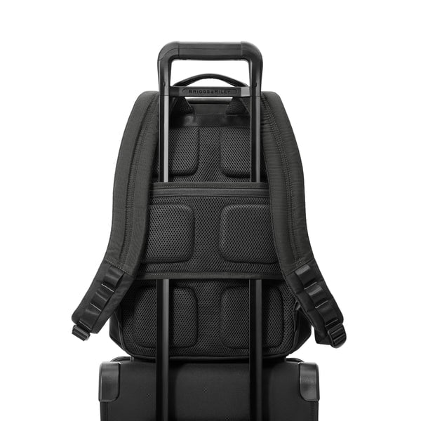 Briggs & Riley HTA Medium Widemouth Backpack - Durable Travel Backpack for Work & Commuting, Laptop Compartment, Spacious Design - Perfect for Business Trips, College & Everyday Use