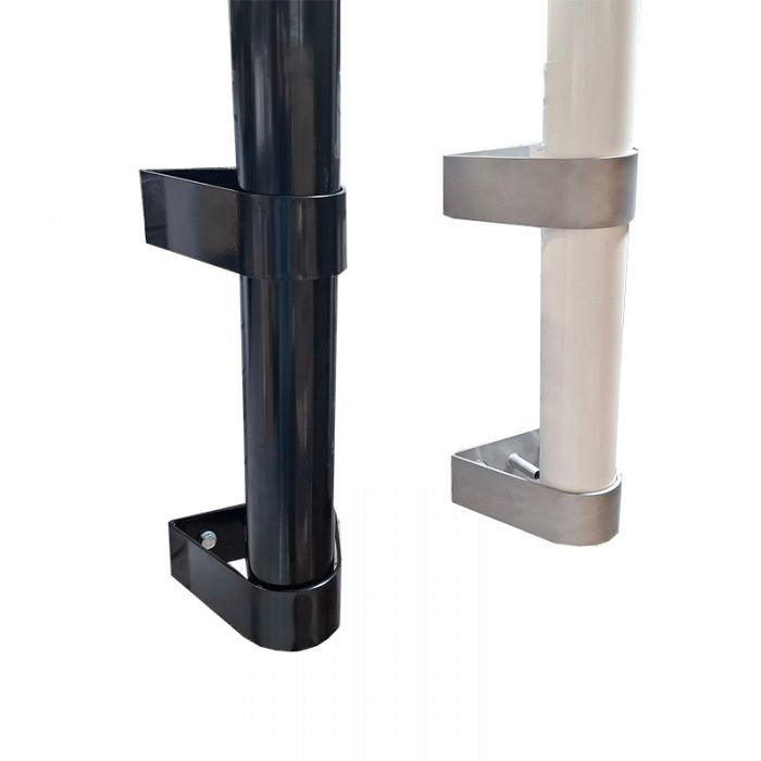 3 Meter Camera Pole with 90mm Diameter & Stainless Steel Wall Brackets - Perfect for Outdoor Security Cameras, CCTV Installations, and Surveillance Systems