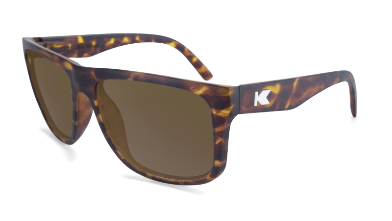 Torrey Pines Matte Tortoise Shell & Amber Sunglasses - Stylish UV Protection for Outdoor Activities, Beach, and Driving
