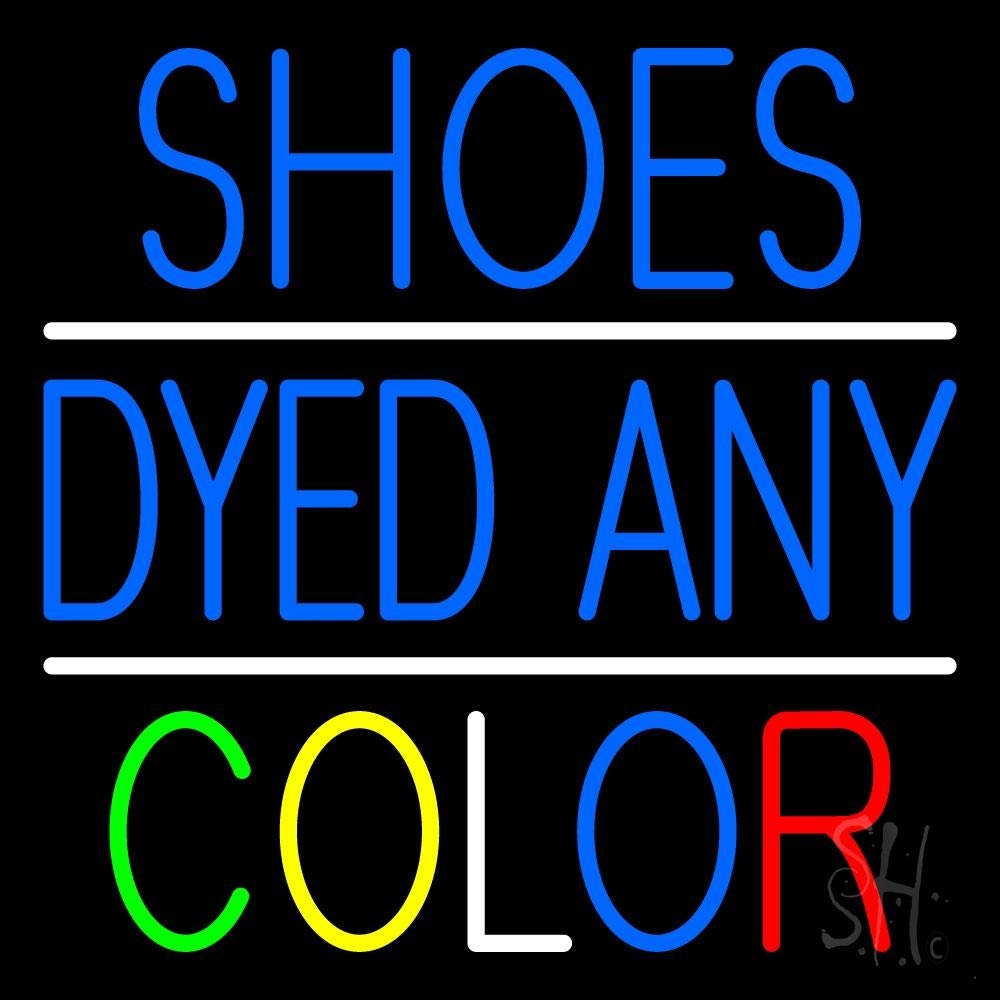 LED Neon Sign for Shoes - 24x24 Inches with Dimmer, Black Square Acrylic Backing - Bright Premium Indoor Store Décor for Retail Shops, Boutiques & Sneaker Stores - Perfect for Window Displays, Wall Art & Branding