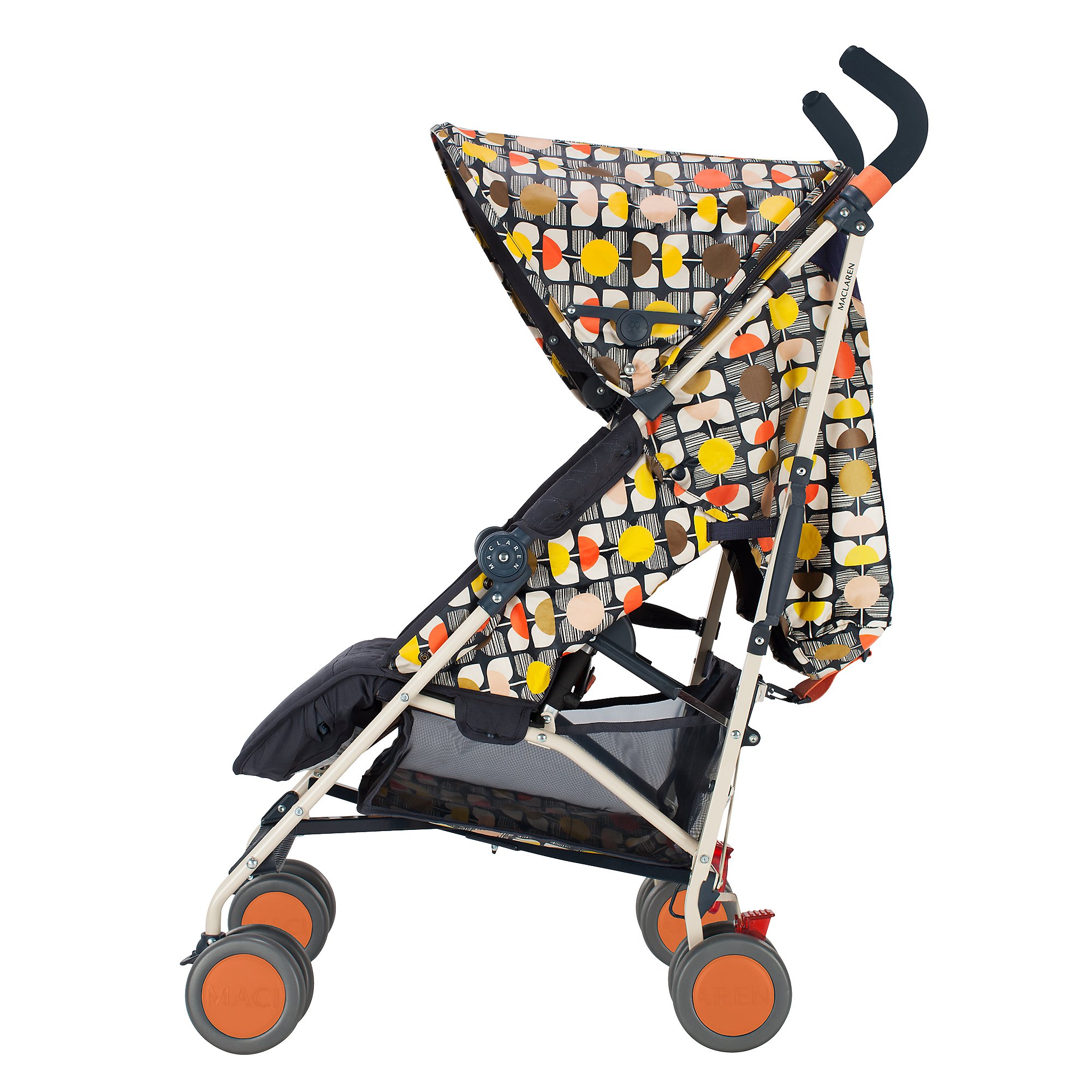 Maclaren Quest Stroller - Lightweight Compact Travel Stroller with Orla Kiely Floral Print | Perfect for City Walks, Travel & Everyday Use