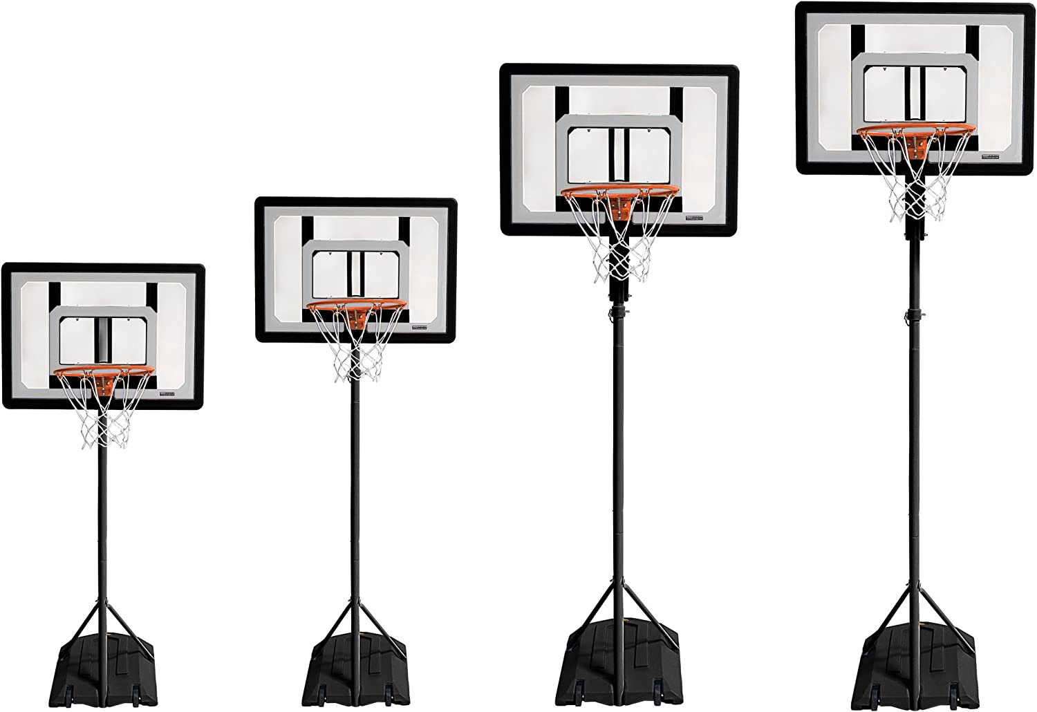 SKLZ Pro Mini Hoop Basketball System - Adjustable Height Basketball Hoop with 7 Inch Ball for Kids & Adults - Perfect for Outdoor, Backyard, Poolside & Indoor Play - Amazon's Choice