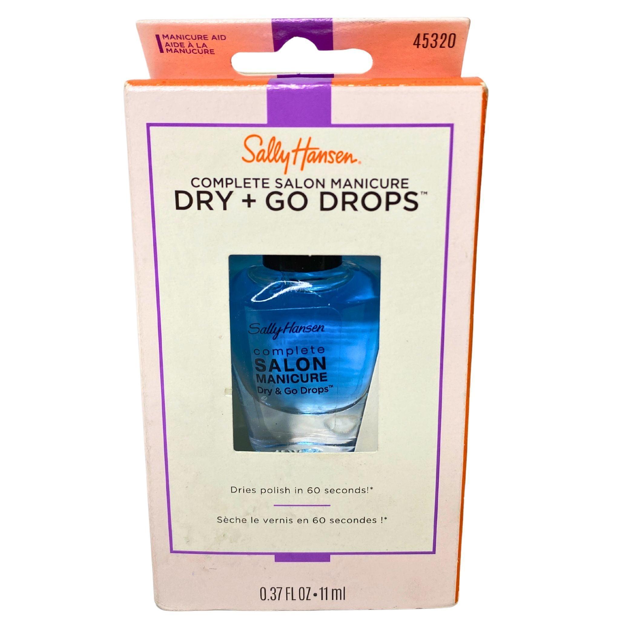 Sally Hansen Complete Salon Manicure Dry & Go Drops 0.37 oz (42 Pack) - Fast Drying Nail Polish Drops for Professional Salon Finish at Home