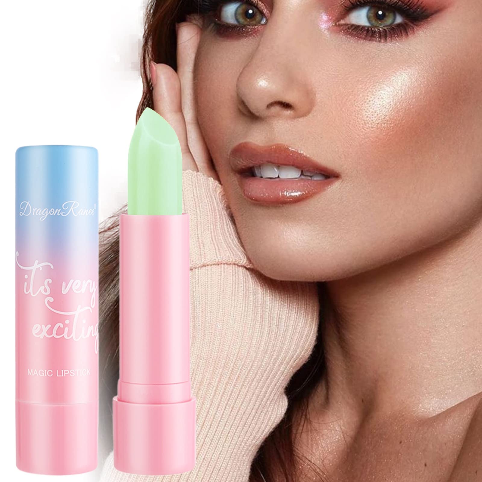 Natural Plant Extract Lip Balm - Long Lasting Moisturizing Lip Care with Color Changing Effect, Hydrating Lip Tint for Dry & Chapped Lips - Perfect for Daily Use, Makeup, and Outdoor Activities