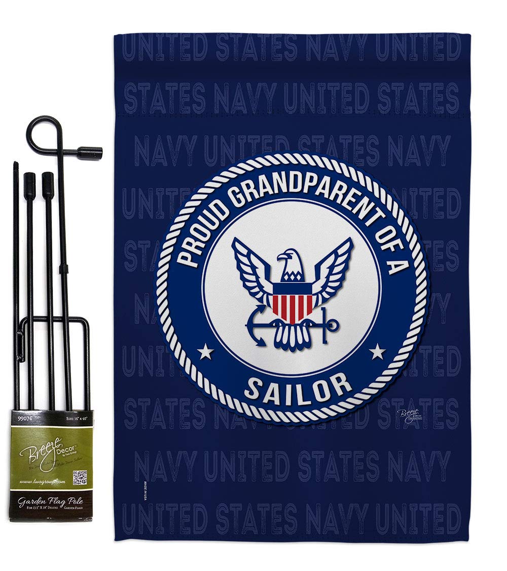 USN Seabee Garden Flag - Double-Sided Military Banner for Yard & Home Decor