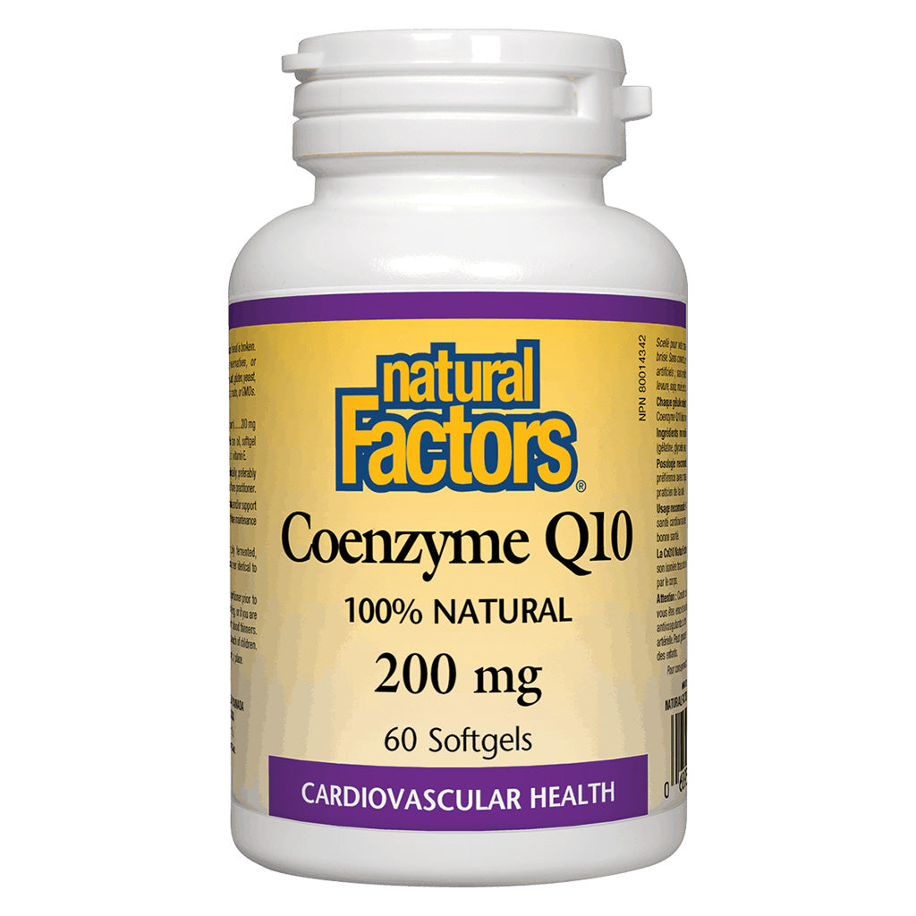 Premium Coenzyme Q10 200mg Softgels - High Absorption Ubiquinol Supplement for Heart Health, Energy & Antioxidant Support - Ideal for Adults & Seniors (60 Count)