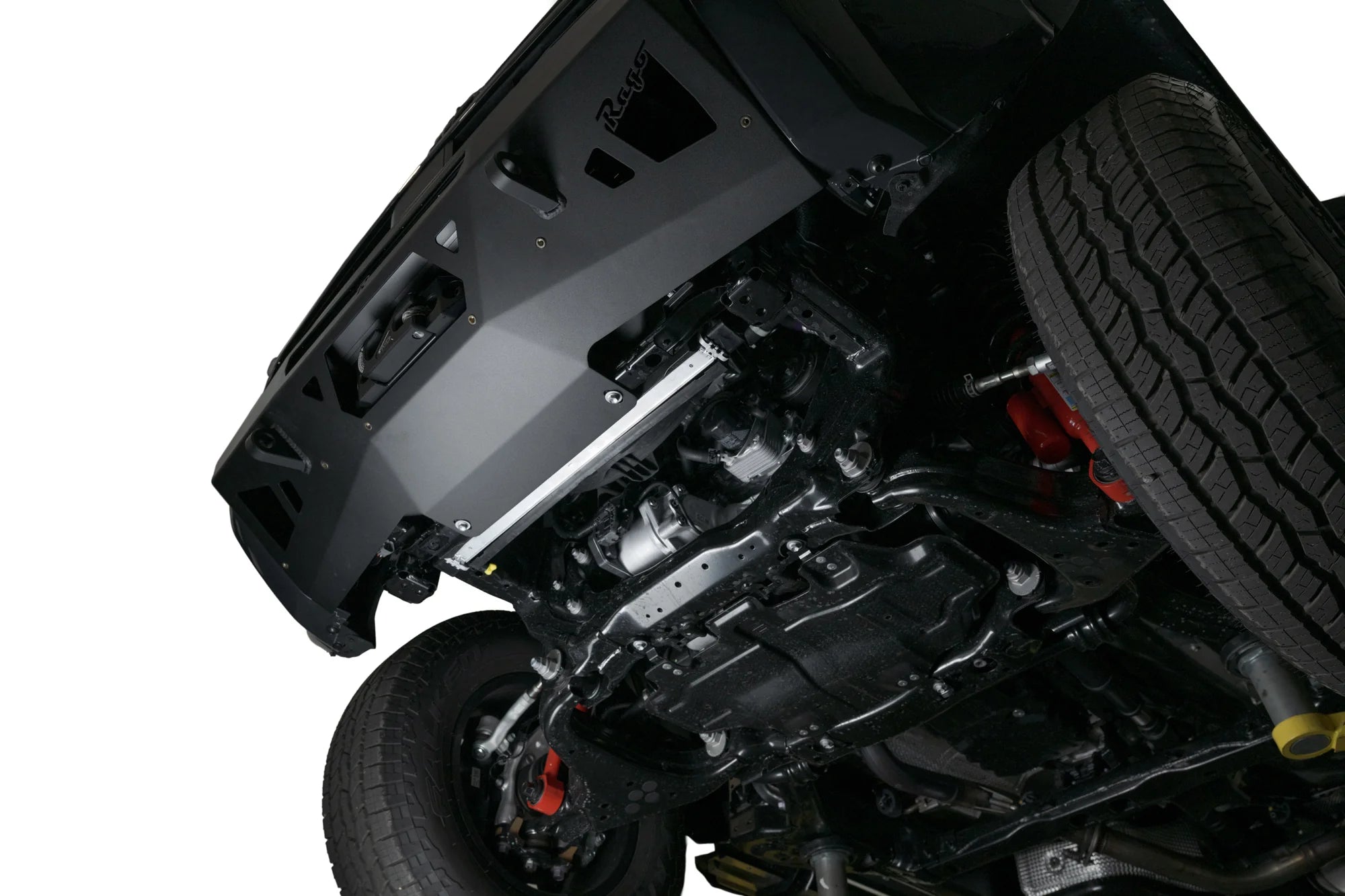 Rago Fabrication Heavy Duty Center Mount Winch Front Bumper with Skid Plate for 2025+ Toyota 4Runner | Off-Road Protection & Recovery | Perfect for Rock Crawling & Overland Adventures