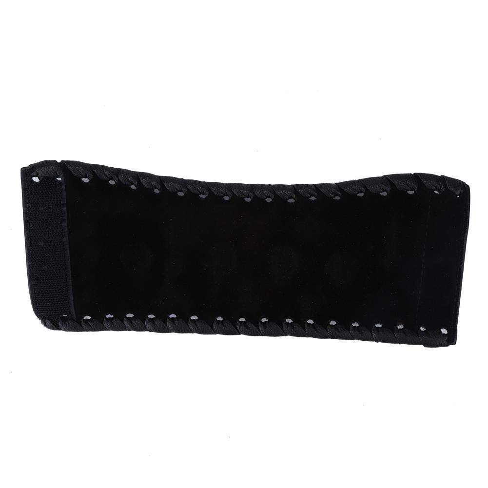 PU Leather Barber Scissors Bag - Professional Hair Cutting Scissors Pouch with Rivet Clips for Stylists | Scissors Storage Organizer for Salon, Travel & Home Use (Black)