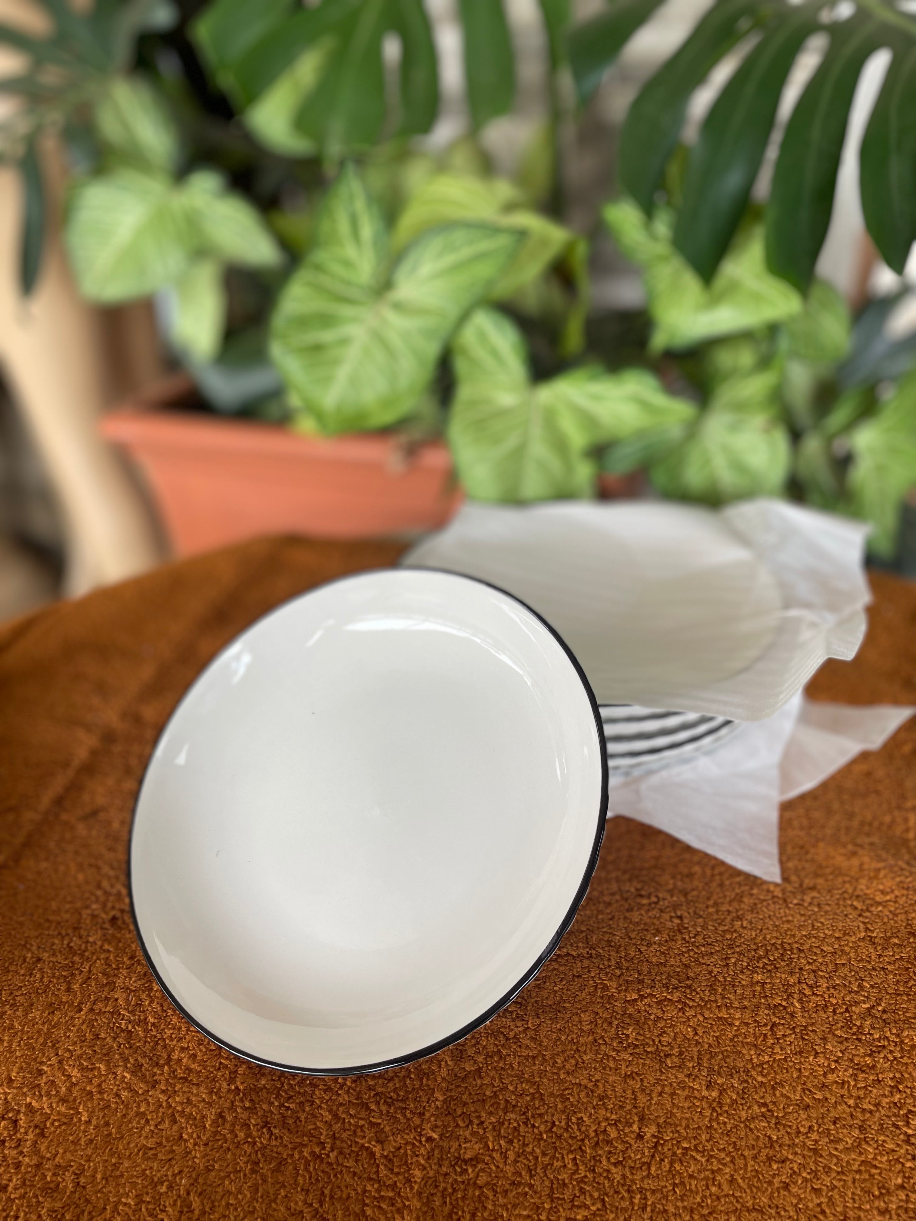 Stainless Steel Side Plates #001 - Durable & Stylish for Dining, Picnics, and Outdoor Events