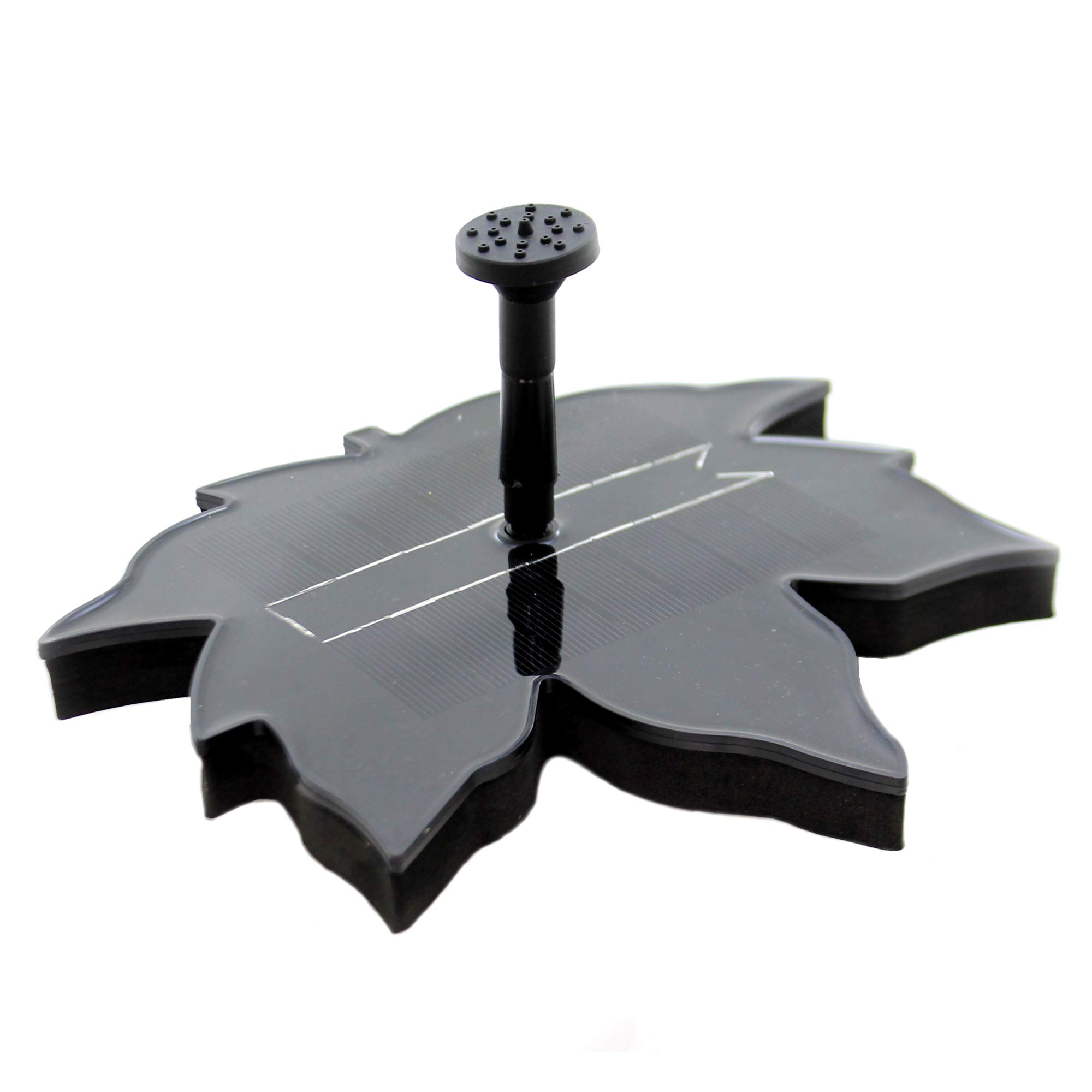 Solar Powered Fountain Pump for Bird Bath - Floating Leaf-Shaped Water Bubbler with LED Lights | Outdoor Garden Decor for Patio, Pond & Backyard | Eco-Friendly Water Feature for Birds & Wildlife