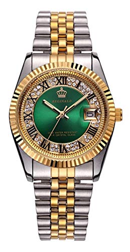 Men Silver Gold Green