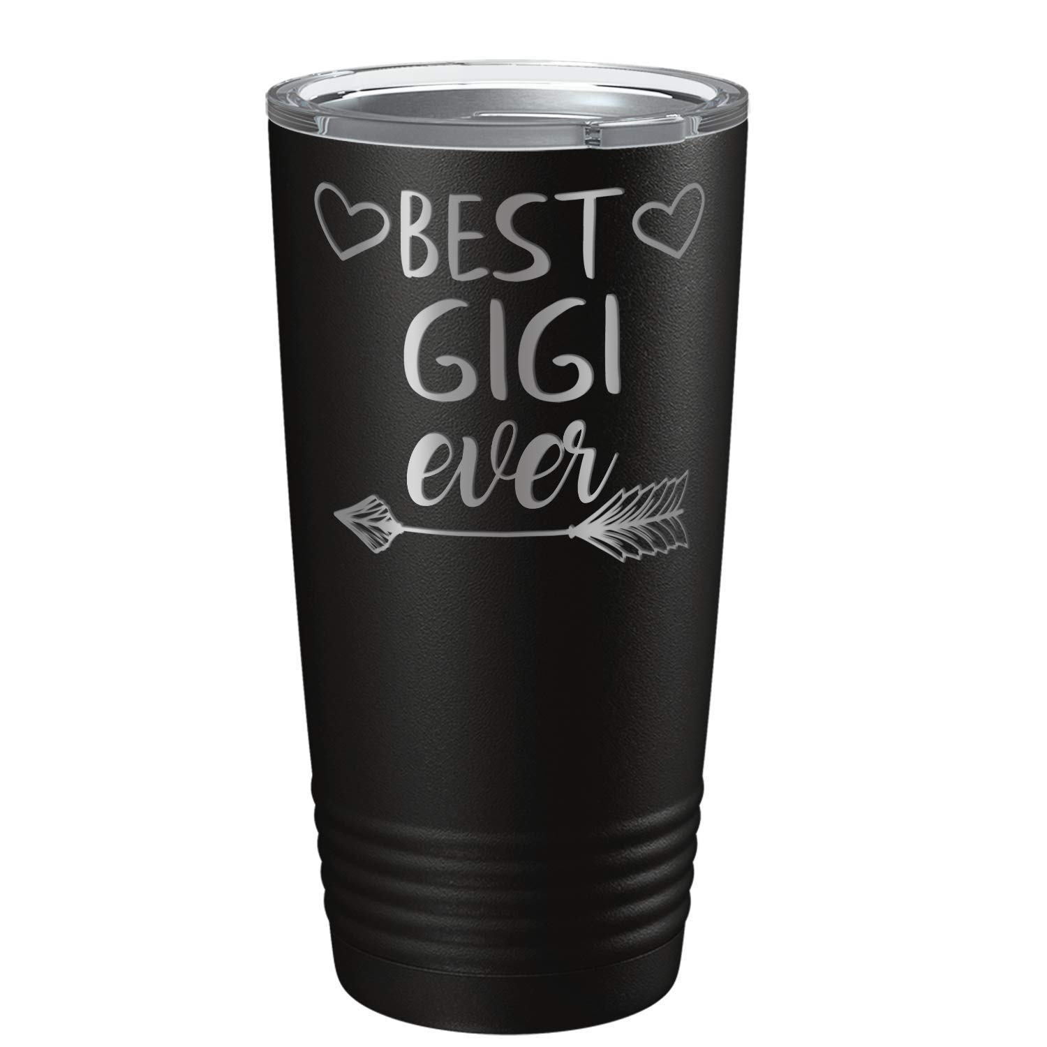Best Gigi Ever - Unique 20oz Stainless Steel Tumbler with Lid & Straw | Insulated Travel Mug for Hot/Cold Drinks | Perfect Gift for Grandma, Mom, Women | Birthday, Mother's Day, Christmas Present | Ideal for Home, Office, Travel
