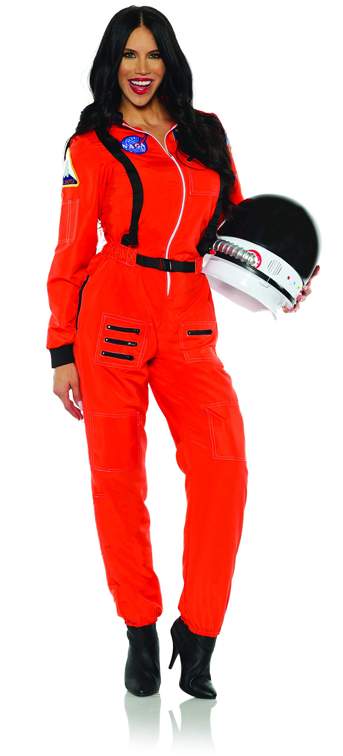 UNDERWRAPS Women's Classic Astronaut Costume - NASA-Inspired Space Suit for Halloween, Cosplay & Themed Parties | Premium Quality Female Astronaut Outfit