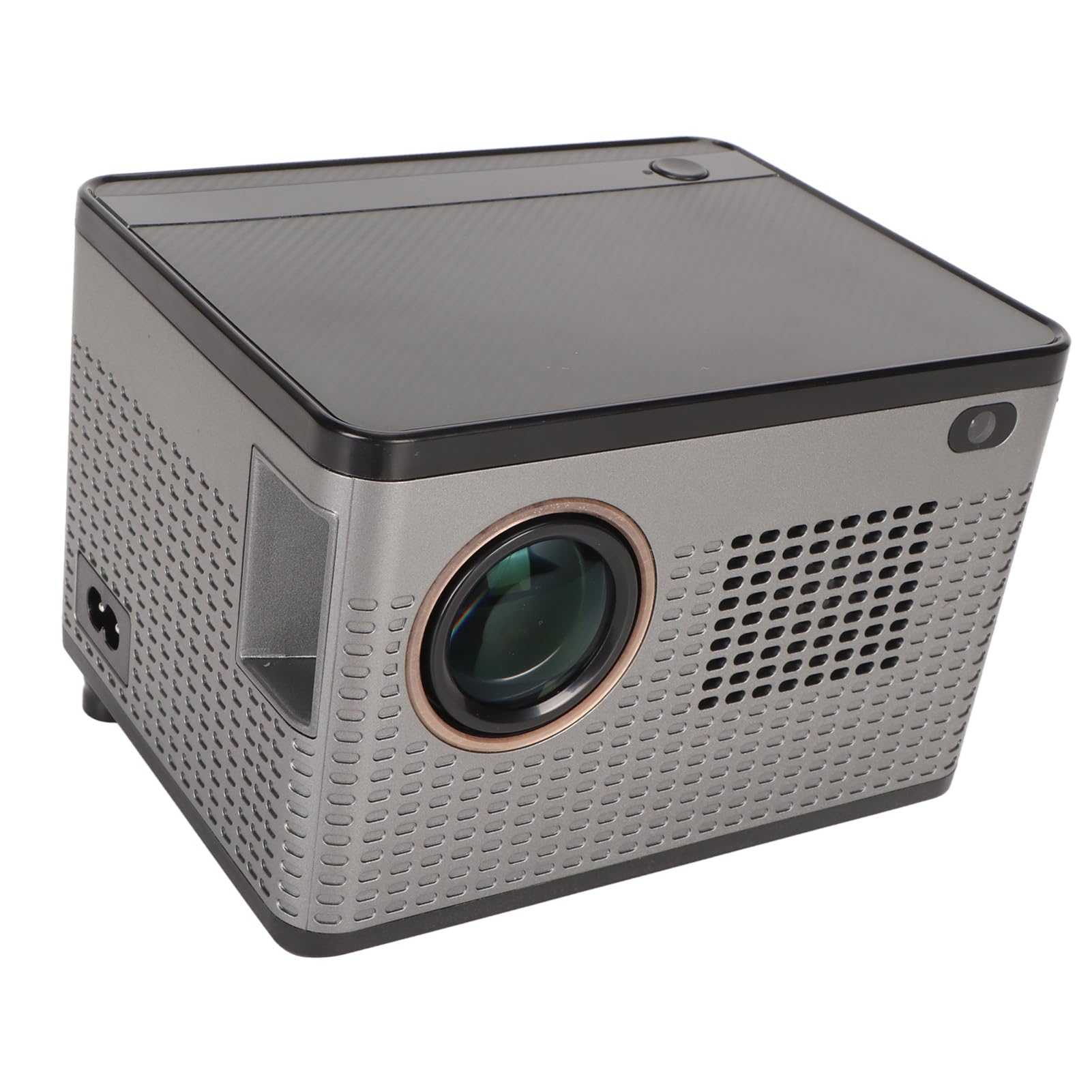 RajoNN WiFi Video Projector 1280x720P HD, 2.4G/5G Dual Band Wireless, Smartphone Screen Mirroring for Home Theater, Outdoor Movie Nights, and Classroom Presentations (UK Plug)