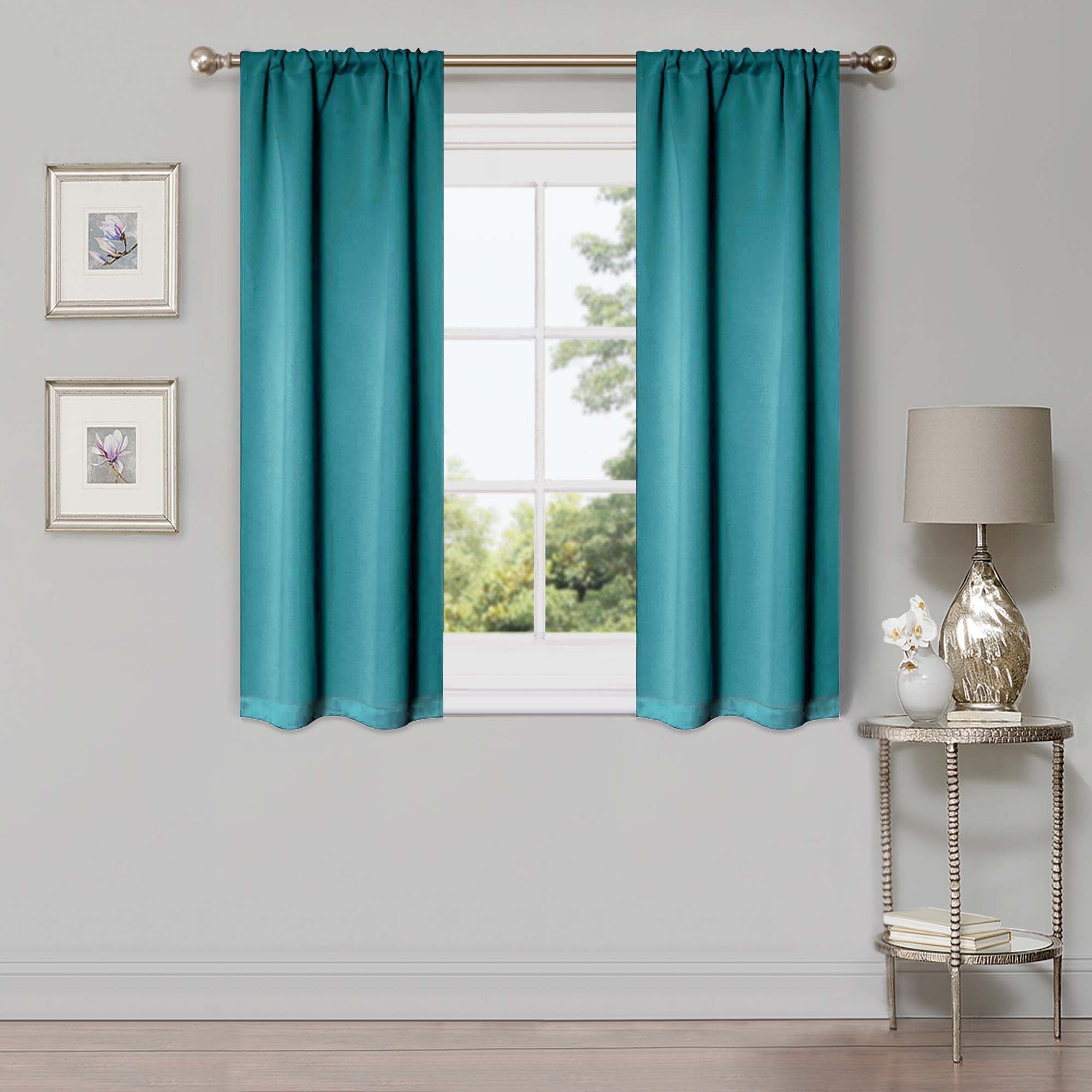 Blackout Curtains for Bedroom - Machine Washable, Thermal Insulated, Noise Reducing - Set of 2 Panels - Perfect for Nursery, Home Theater & Shift Workers (42x84 Inches)