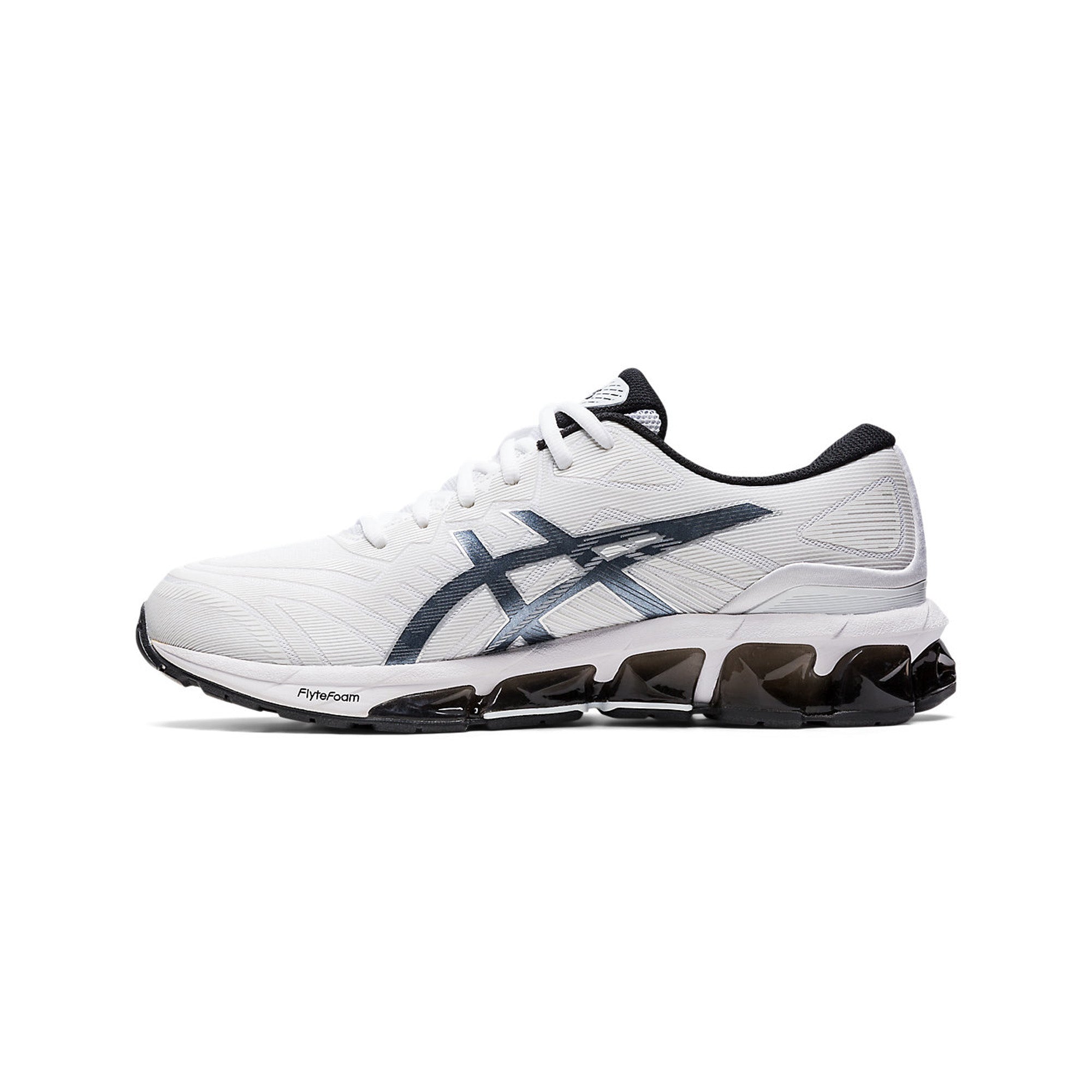 ASICS Quantum 360 VII Running Shoes - White/Black - Men's Athletic Sneakers for Jogging, Gym & Daily Wear