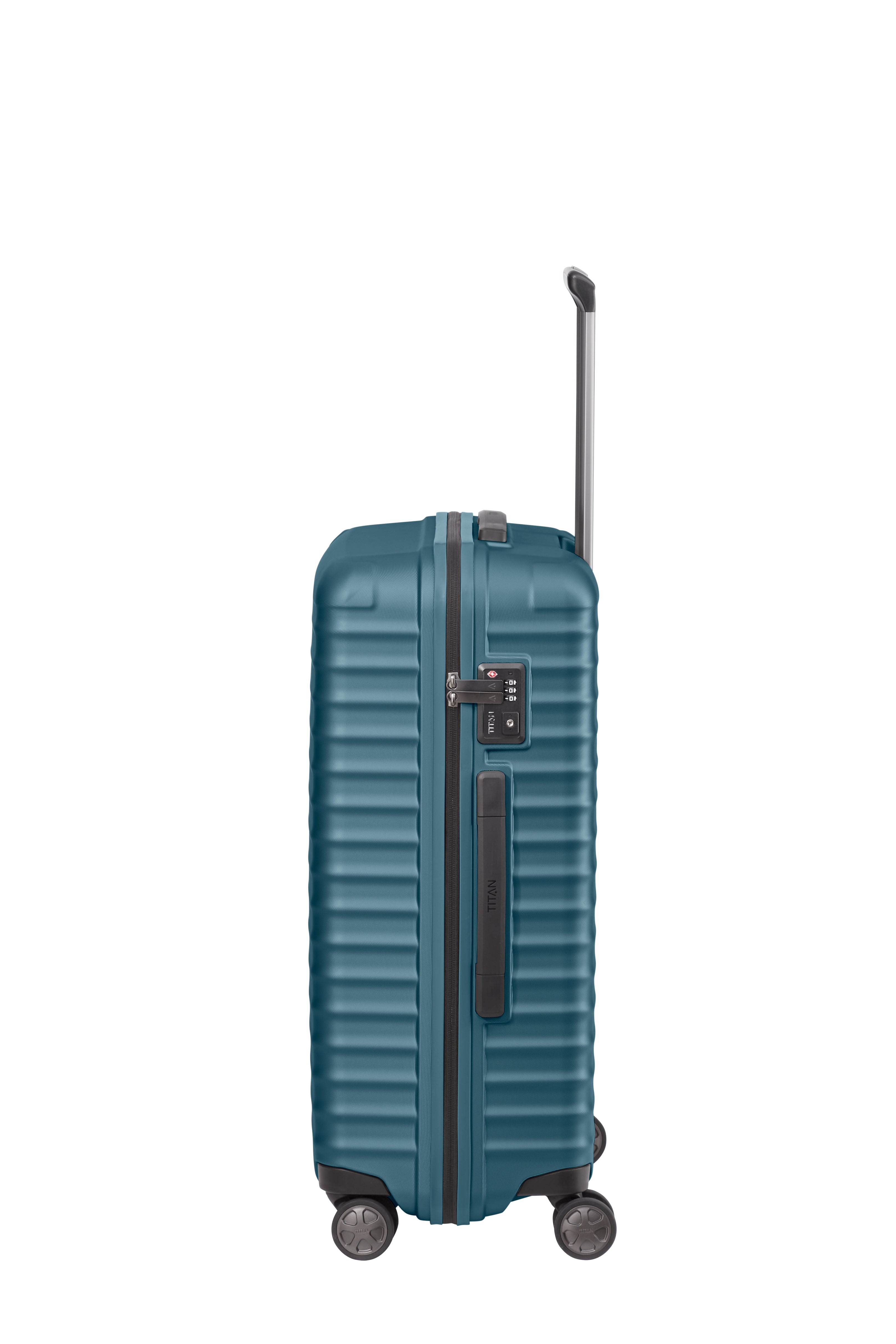 Titan LITRON Trolley M Medium Luggage - Lightweight Expandable Carry-On Suitcase for Travel, Business Trips & Weekend Getaways | Durable Spinner Wheels & TSA Lock