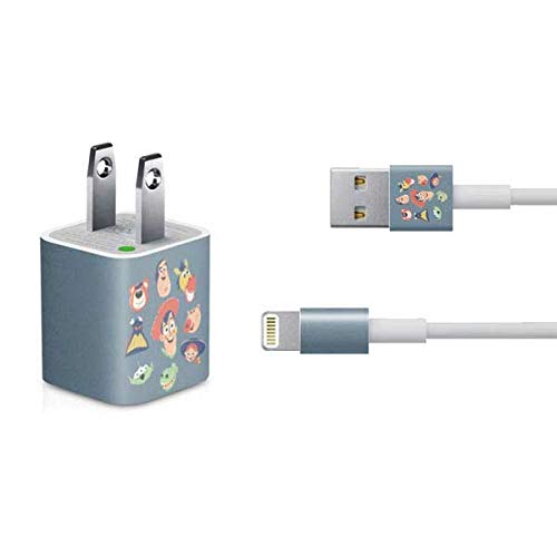 Official Disney Toy Story Crew Skin Decal for iPhone Charger (5W USB) - Durable Vinyl Wrap, Protective Cover for Home, Office & Travel Accessories